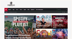 Desktop Screenshot of hardstylereport.com